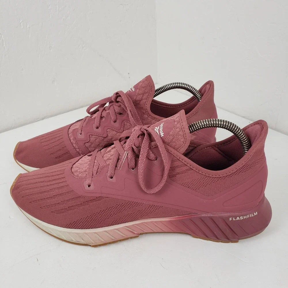 Reebok Flashfilm 2.0 Womens 11 Rose Running Training Shoes Sneaker